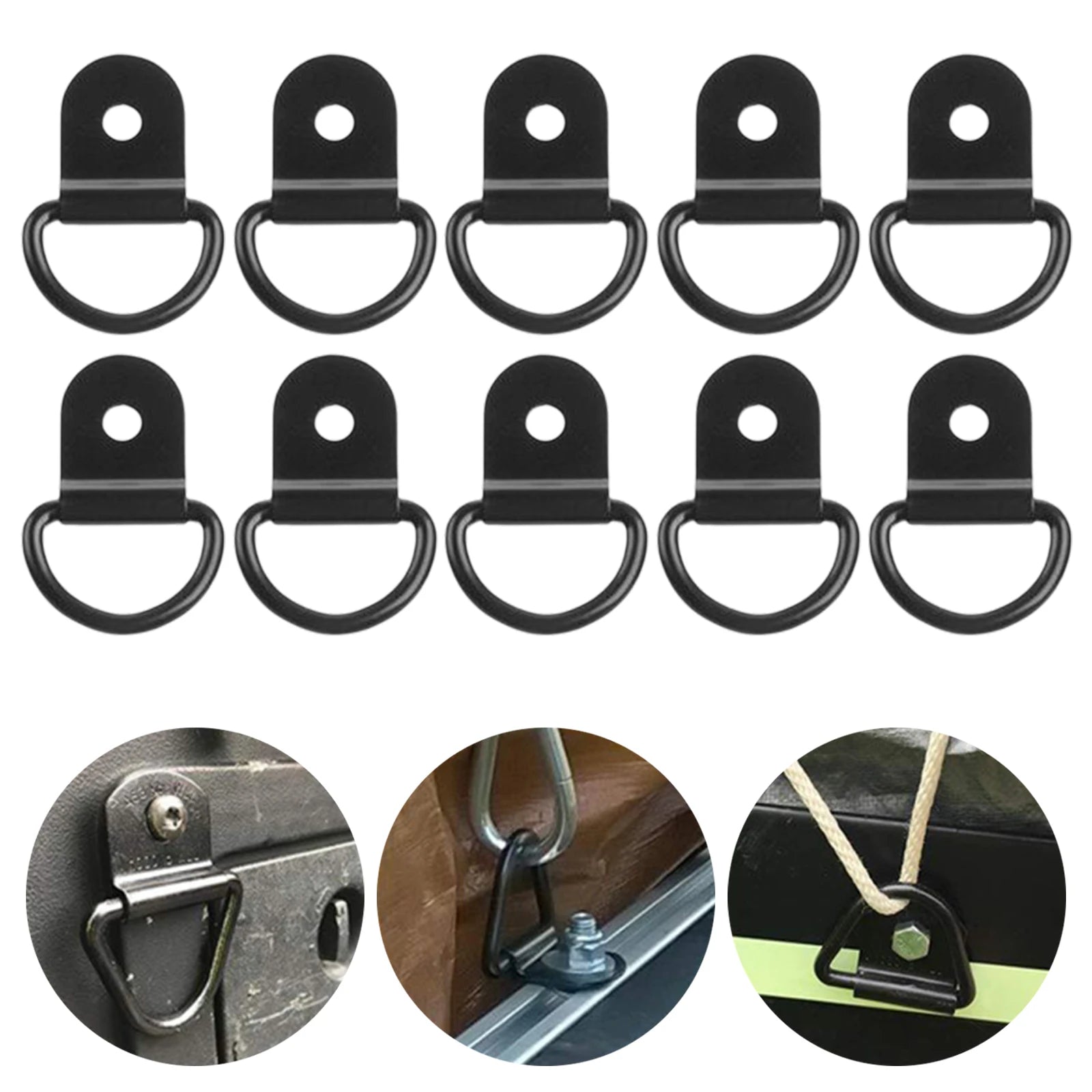 CowLost | product_id-10pcs-stainless-steel-d-ring-tie-down-anchors-for-car-truck-rv-trailers |10