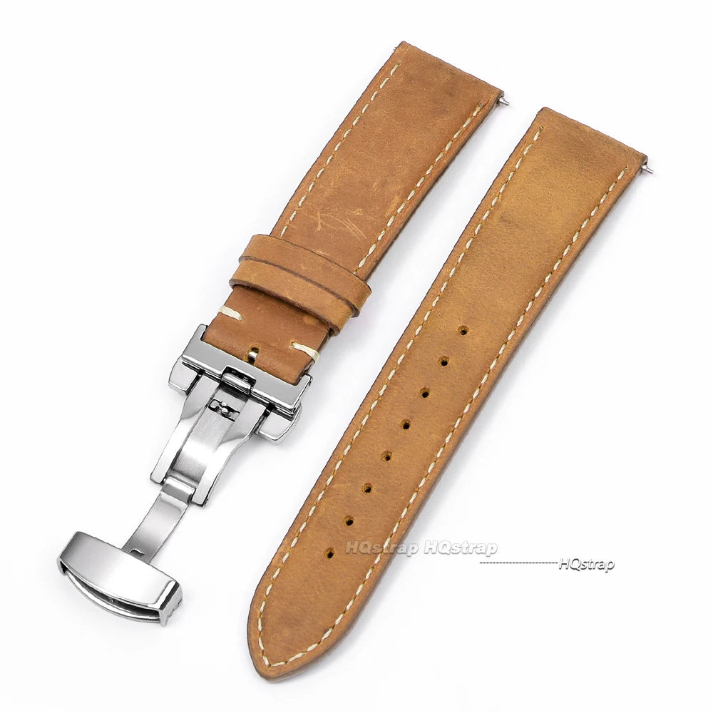 CowLost | product_id-vintage-leather-quick-release-watch-band-for-seiko-16-24mm-with-butterfly-buckle |14