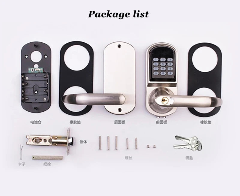 CowLost | locks-keys-product_id-smart-electronic-rfid-keypad-lock-with-rubber-push-button-handle-for-hotel-rental-apartment |12