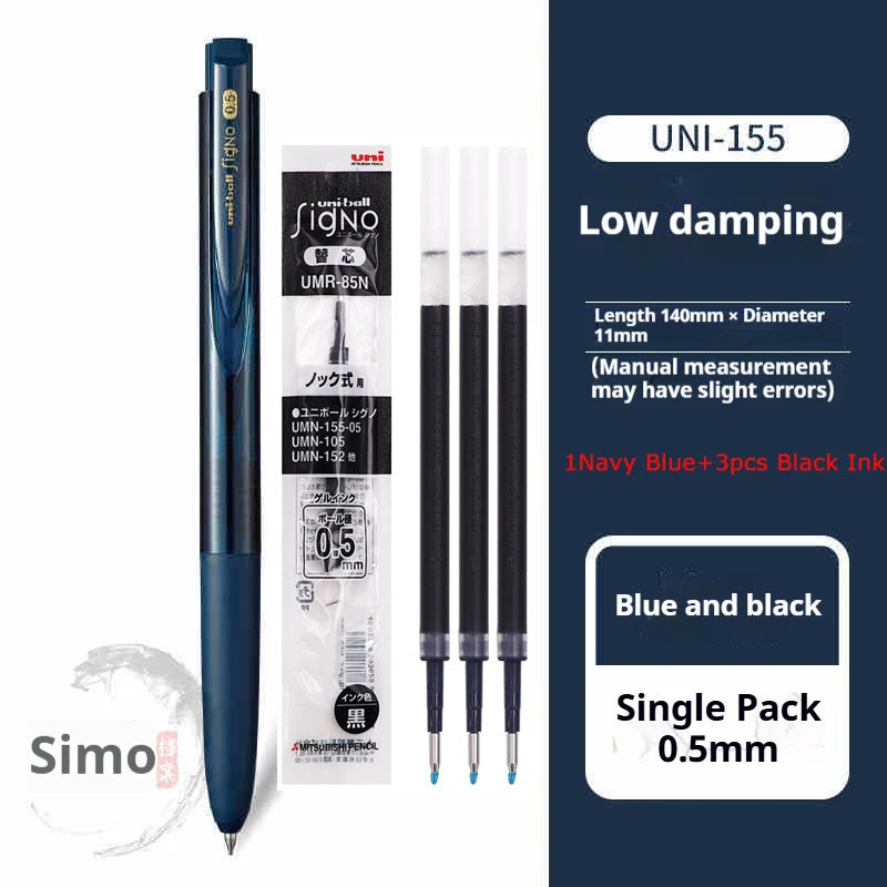 CowLost | product_id-mitsubishi-uni-signo-umn155-gel-pen-0-38-0-5mm-black-red-blue-quick-dry-smooth-low-friction |32