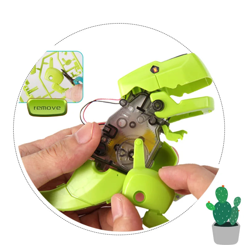 Dinosaur Solar Powered STEM DIY Robot Science Toy Kit for Kids