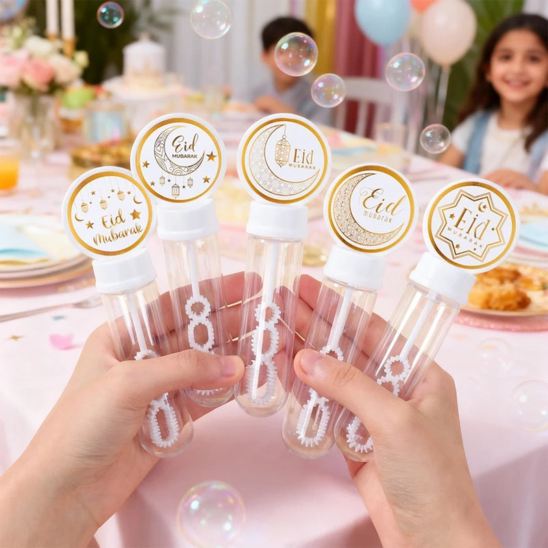CowLost | 10-20pcs-eid-mubarak-bubble-empty-tube-toy-kids-ramadan-party |1