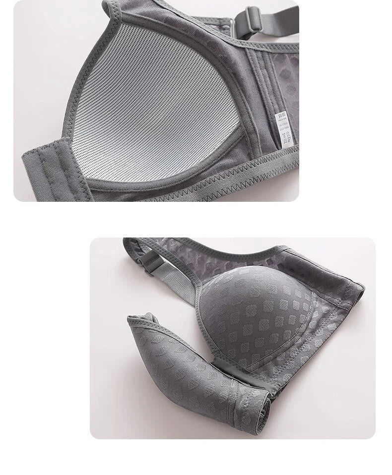 CowLost | product_id-fallsweet-plus-size-plaid-seamless-wireless-front-closure-push-up-bra |14