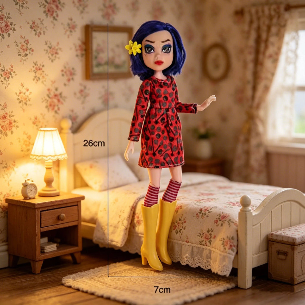 CowLost | product_id-ghost-mom-caroline-raincoat-edition-pvc-handmade-doll-gift-for-girls |2
