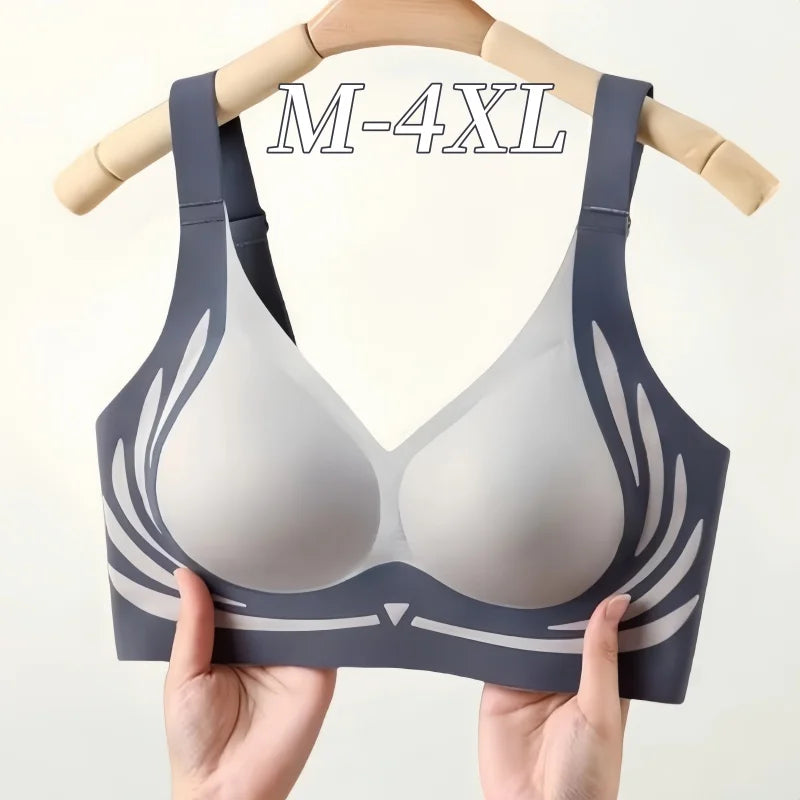 CowLost | push-up-seamless-bras-for-women-anti-sagging-non-wired-bra-anti-spill-side-support-sexy-lingerie-adjust-straps-underwear-m-4xl |3