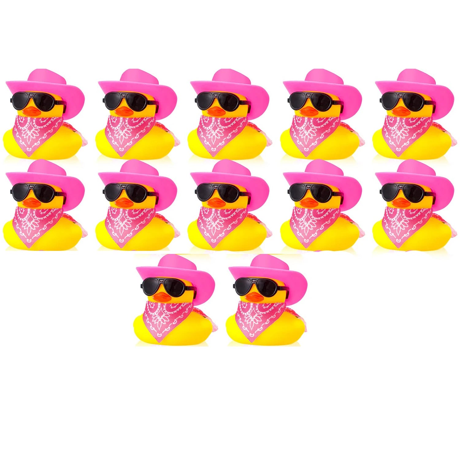 CowLost | product_id-cowboy-rubber-duck-mini-set-6-12-24-48-yellow-ducks-party-toy-for-summer-birthday-swimming-favor |11