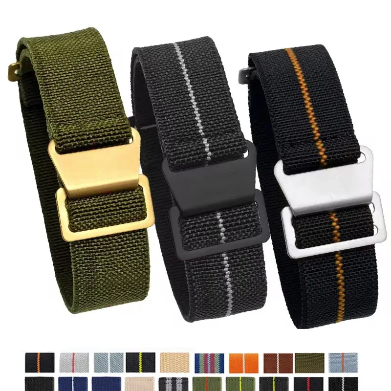 18/20/22mm Nylon Elastic Watch Strap Universal Smartwatch Band for Tudor