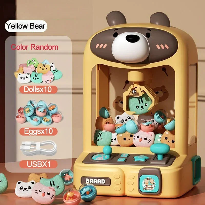 Mini Claw Machine Toy for Kids Automatic Arcade Game Birthday Gift