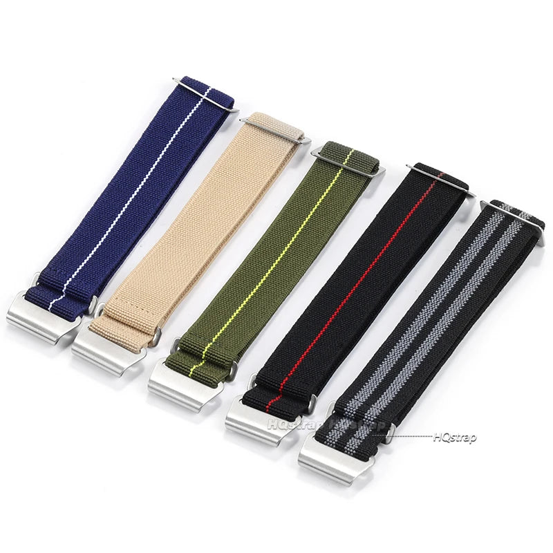 18/20/22mm Nylon Elastic Watch Strap Universal Smartwatch Band for Tudor