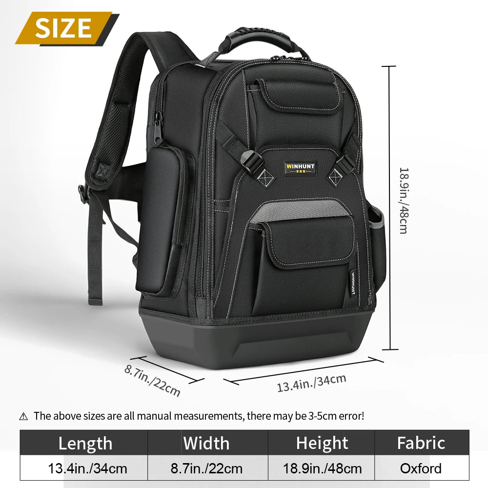 CowLost | product_id-winhunt-large-electrician-tool-backpack-for-men-construction-tool-bag |18