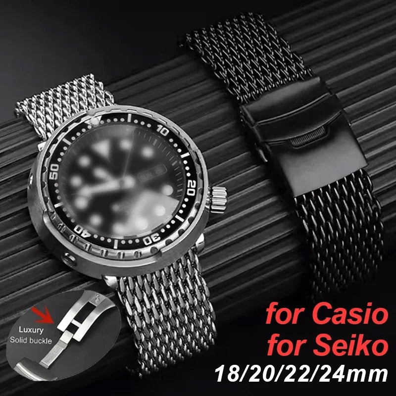 CowLost | product_id-stainless-steel-mesh-milanese-watch-strap-universal-18-24mm-for-seiko-casio-omega |1