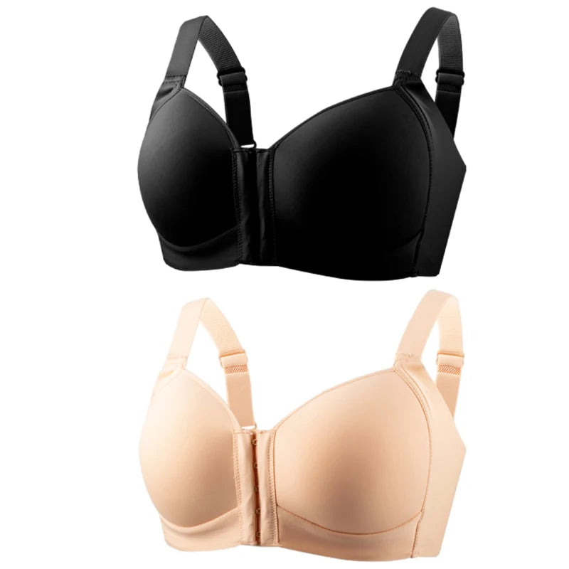 CowLost | product_id-fallsweet-plus-size-womens-wireless-front-closure-seamless-thin-cup-bra |8
