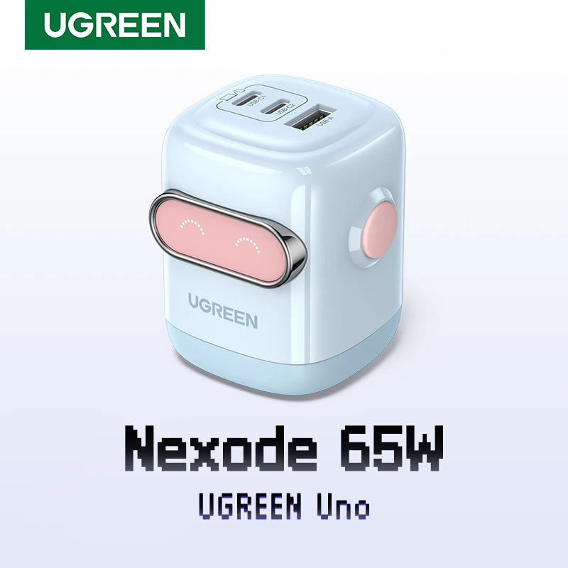 CowLost | ugreen-65w-30w-gan-charger-robot-design-pd3-0-qc4-0-3-0-pps-fast-charger |1