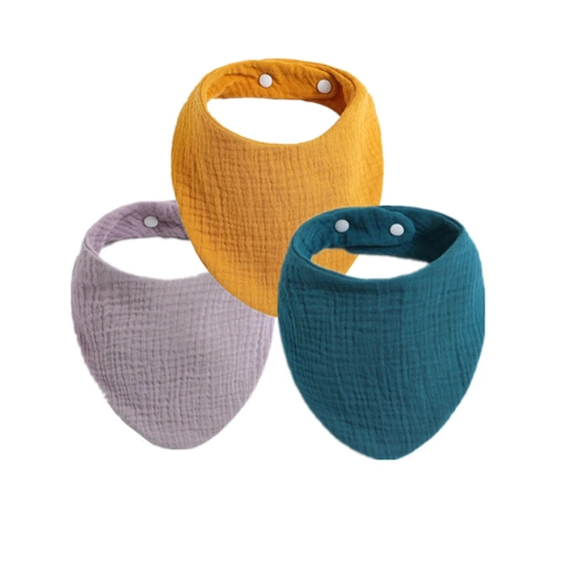 CowLost | 3pcs-5pcs-muslin-bibs-baby-face-towel-wash-cloth-drooling |26