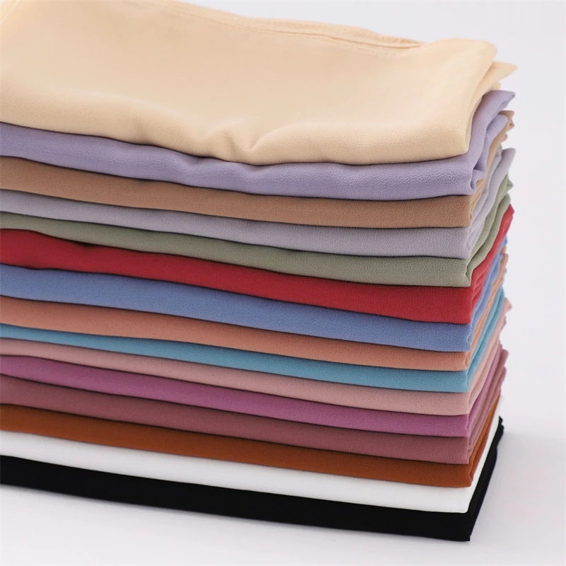 CowLost | 90-90cm-square-solid-color-women-chiffon-hijab |4