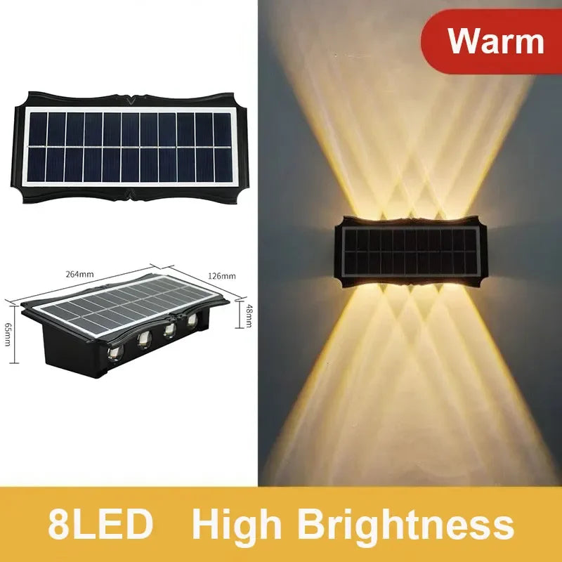 CowLost | product_id-solar-led-outdoor-wall-light-high-brightness-up-and-down-garden-lamp |27