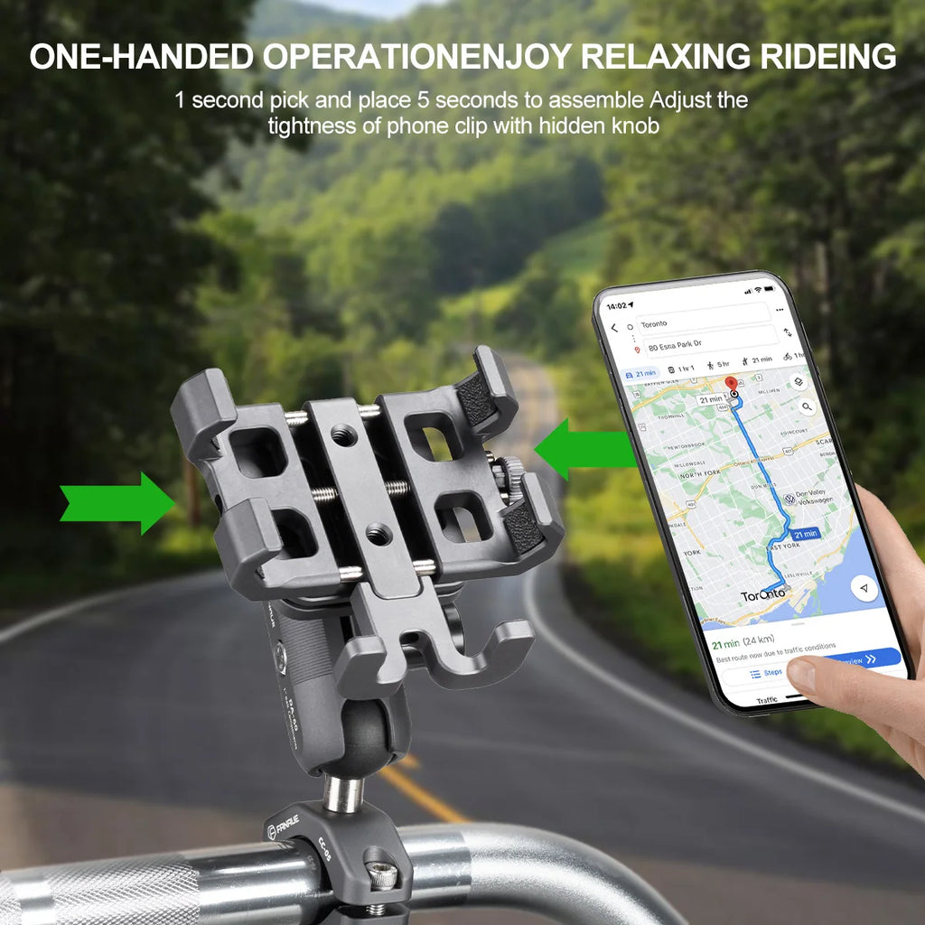 CowLost | product_id-fanaue-motorcycle-phone-holder-with-vibration-dampener-for-atv-utv-scooter-handlebar-gps |6