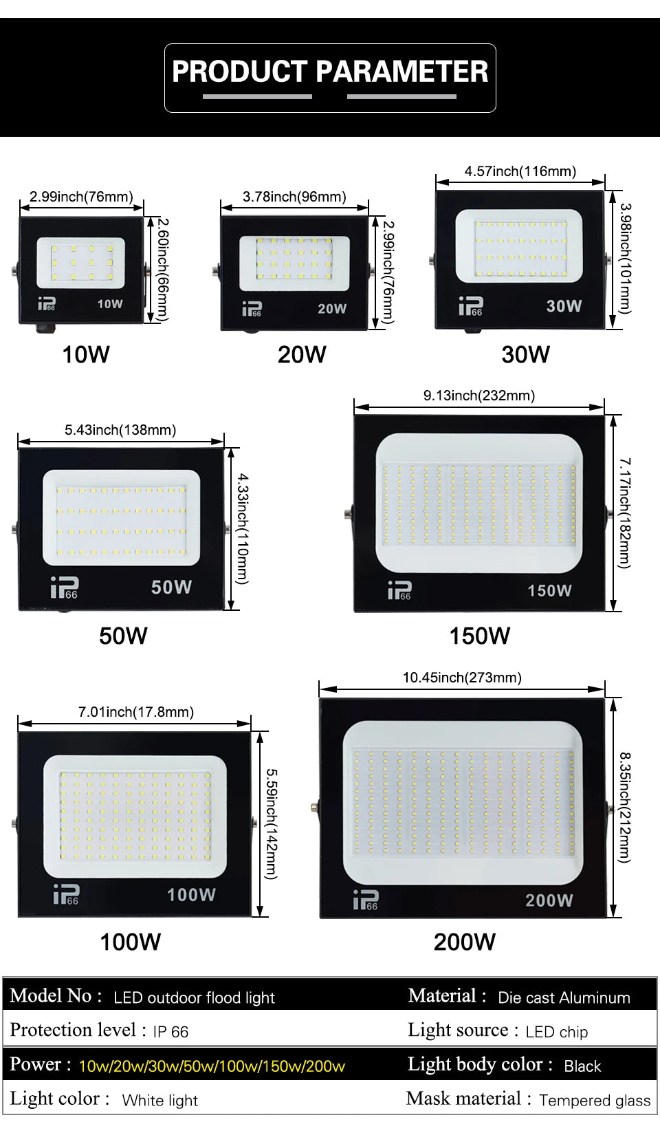 CowLost | product_id-enwye-led-flood-light-6500k-daylight-ip66-waterproof-outdoor-spotlight-220v-10w-100w |17