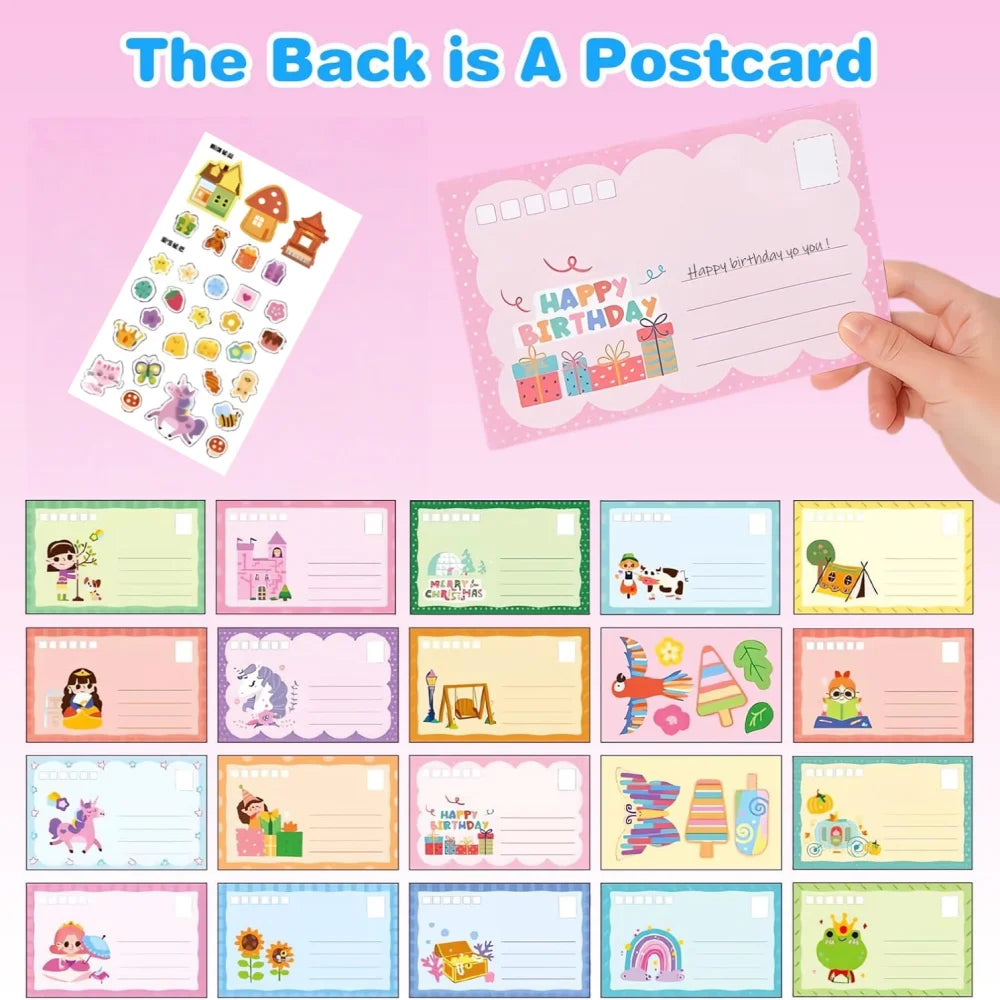 CowLost | color-mixing-tools-product_id-rainbow-magic-scratch-art-set-with-20-sheets-7-color-tools-stickers-creative-christmas-gift |14
