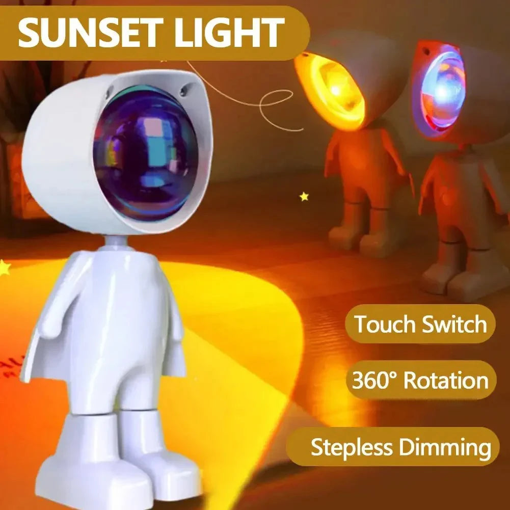 CowLost | product_id-astronaut-robot-rainbow-sunset-rechargeable-projection-night-light |4