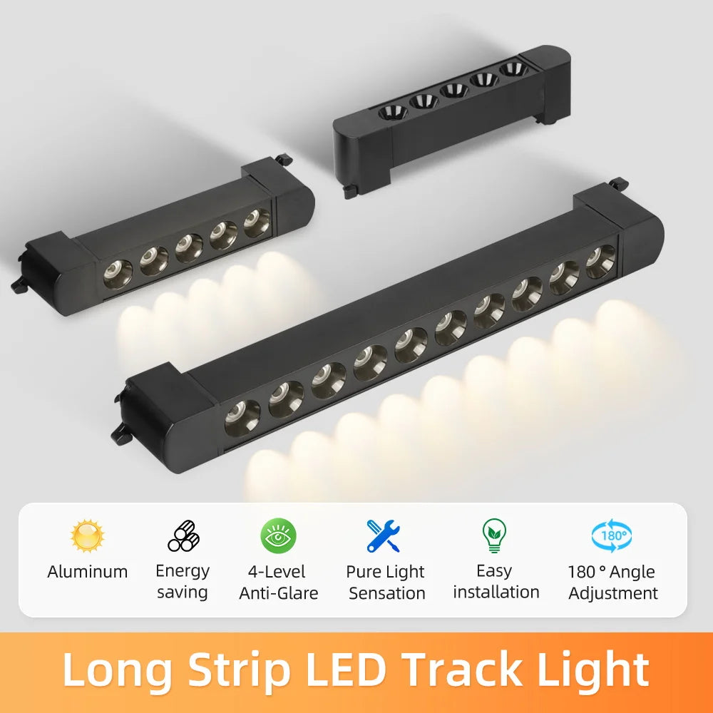 CowLost | seasonal-holiday-decorations-full-set-led-track-rail-lights-85-264v-modern-interior-spotlights |3