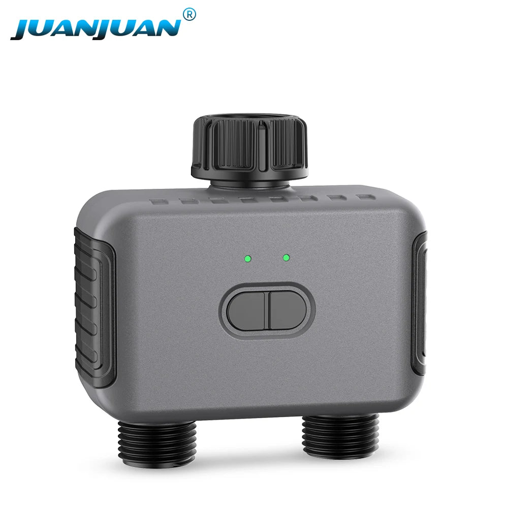 Tuya Smart Dual Water Timer Bluetooth Zigbee Outdoor Garden Irrigation Controller