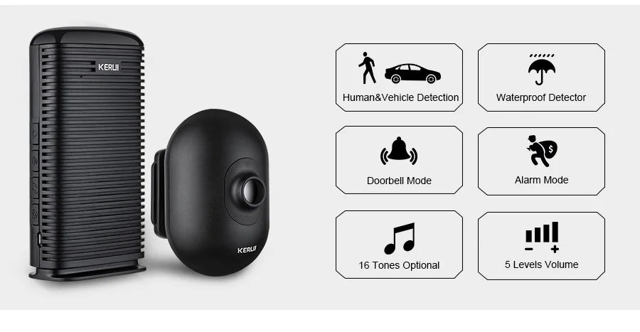 CowLost | fencing-barriers-kerui-wireless-smart-home-alarm-driveway-garage-burglar-sensor |7