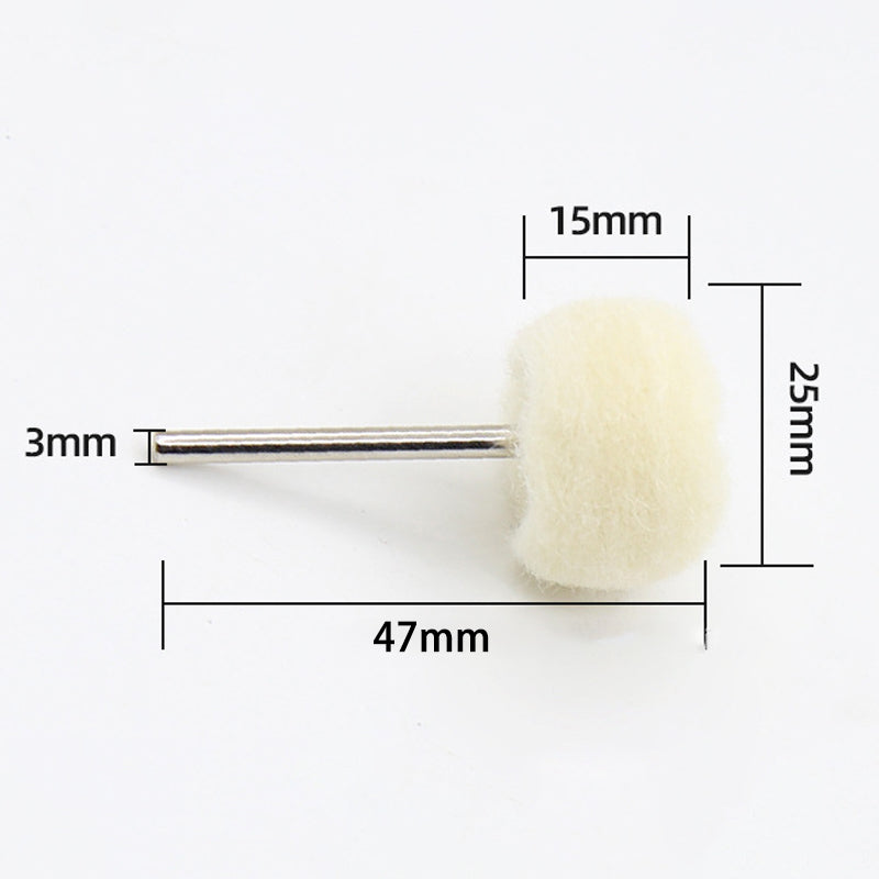 CowLost | product_id-3-10pcs-mini-wool-polishing-buffing-wheels-3mm-shank-rotary-drill-abrasive-tool |12
