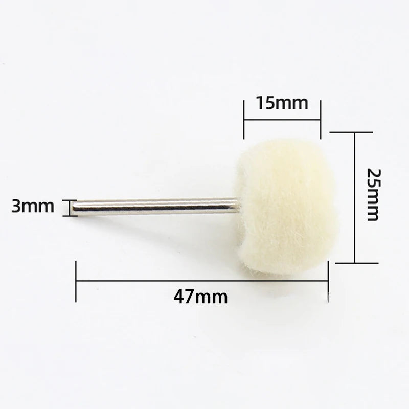 CowLost | product_id-3-10pcs-mini-wool-polishing-buffing-wheels-3mm-shank-rotary-drill-abrasive-tool |6