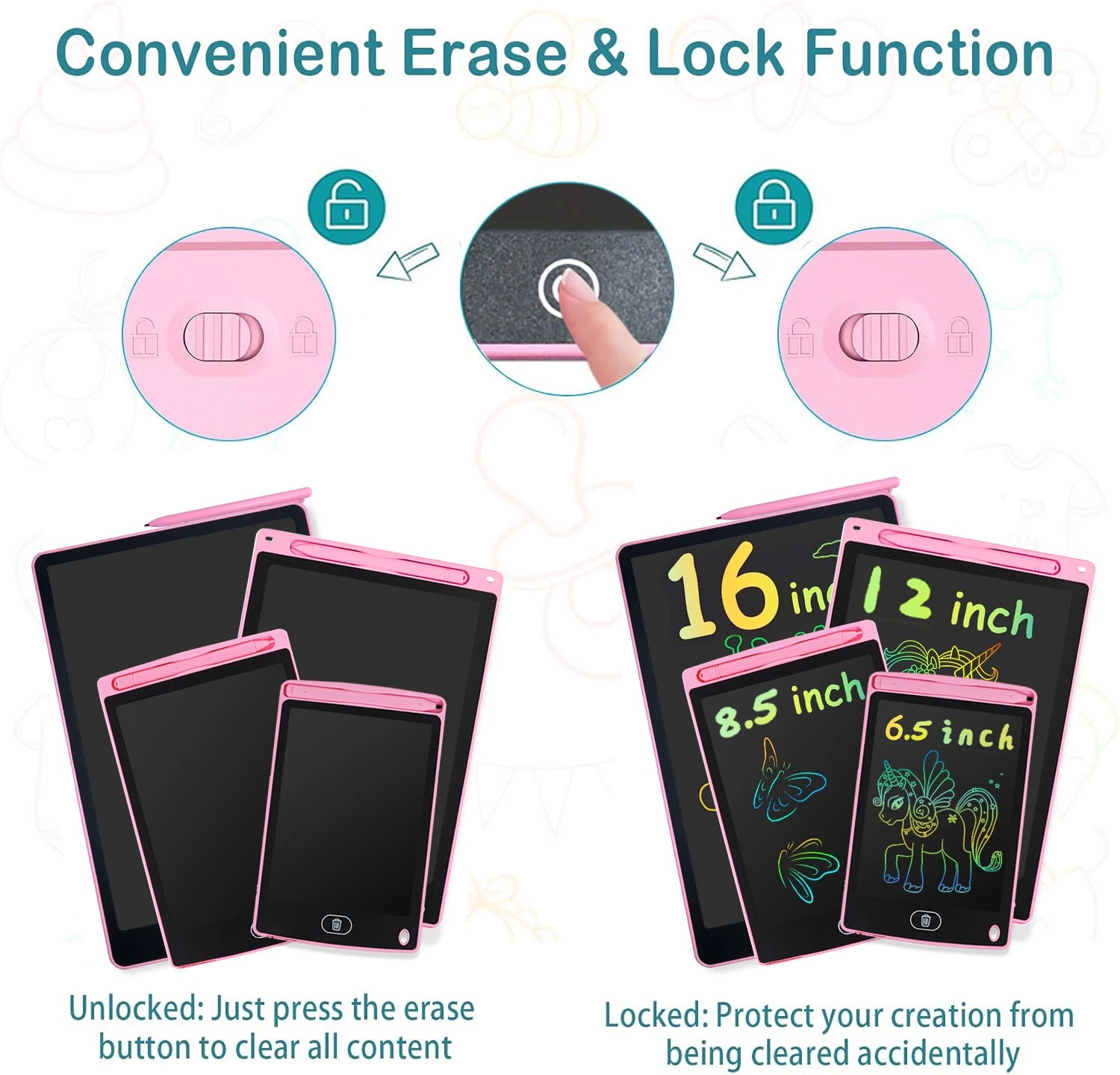 CowLost | pet-supplies-lcd-writing-and-drawing-tablet-educational-doodle-board |5