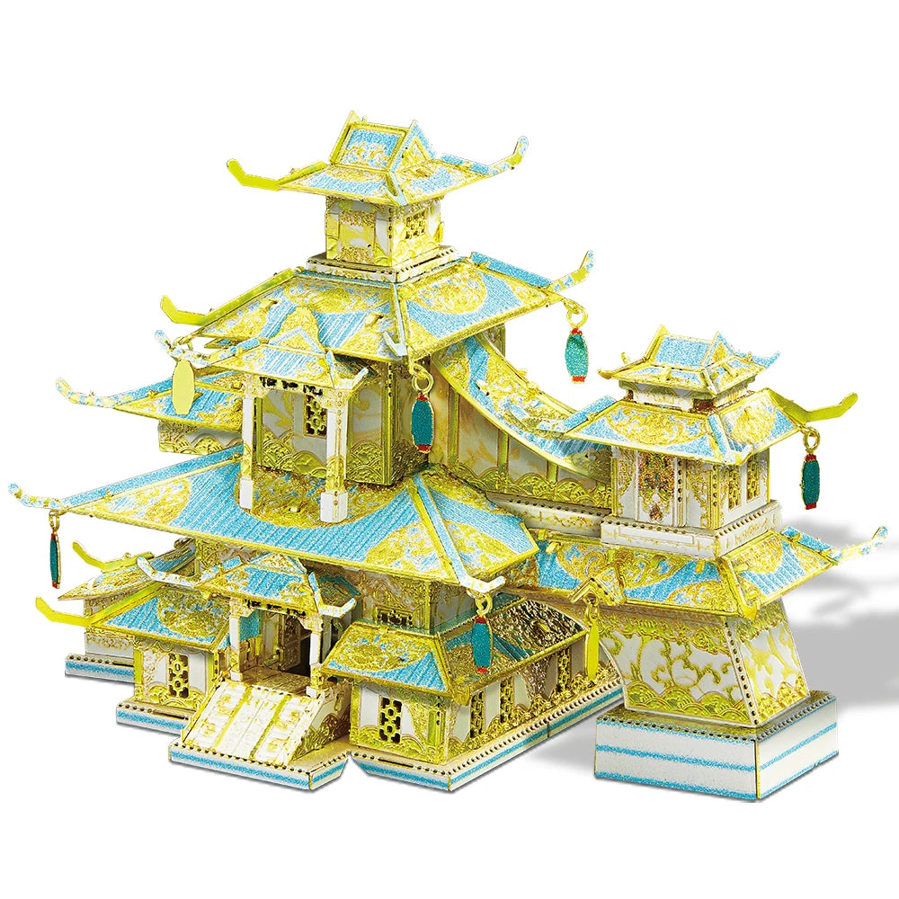 CowLost | fencing-barriers-piececool-3d-metal-puzzle-chinese-ancient-buildings-model-kit |22
