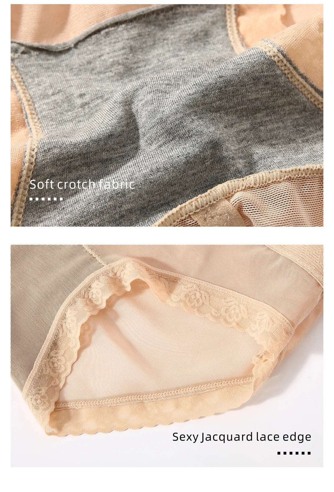 CowLost | product_id-2pcs-women-high-waist-firm-control-tummy-hip-lifting-shapewear-panties |7