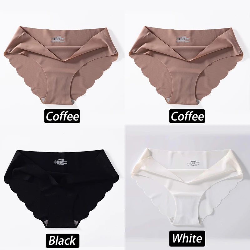 CowLost | activewear-pants-4pcs-seamless-silk-high-waist-briefs-for-women |42