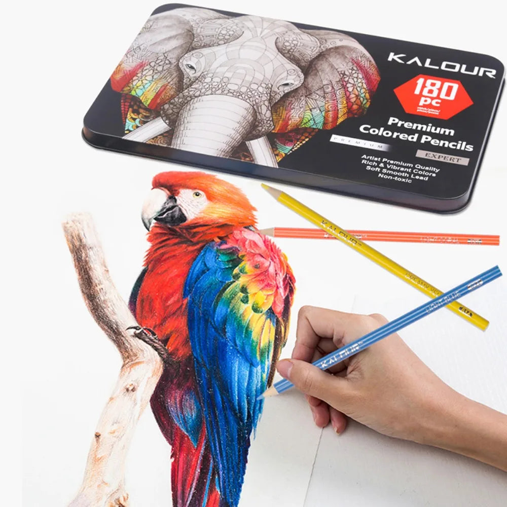 CowLost | art-pencils-product_id-kalour-oil-colored-pencils-set-50-300-pcs-professional-drawing-art-supplies |15