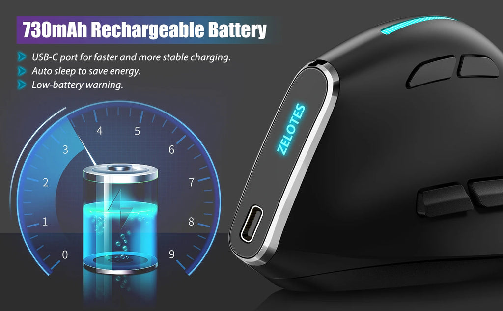 CowLost | product_id-lefon-bluetooth-wireless-vertical-ergonomic-mouse-with-oled-screen-rgb-optical-rechargeable-for-pc-and-laptop-gaming |13