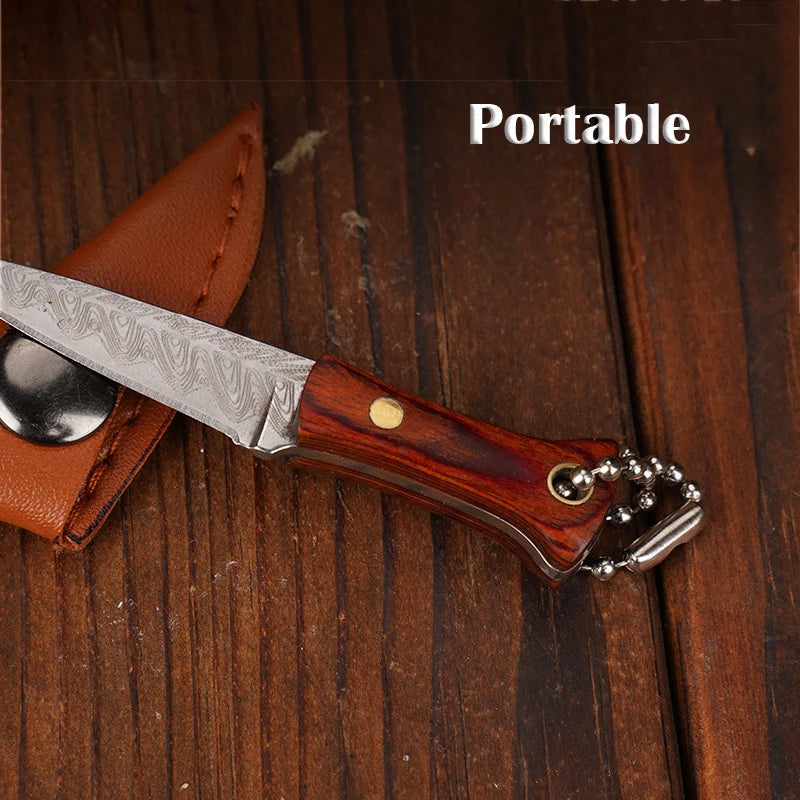 CowLost | activewear-pants-portable-mini-folding-knife-brass-color-wood-handle-stainless-steel-blade |45