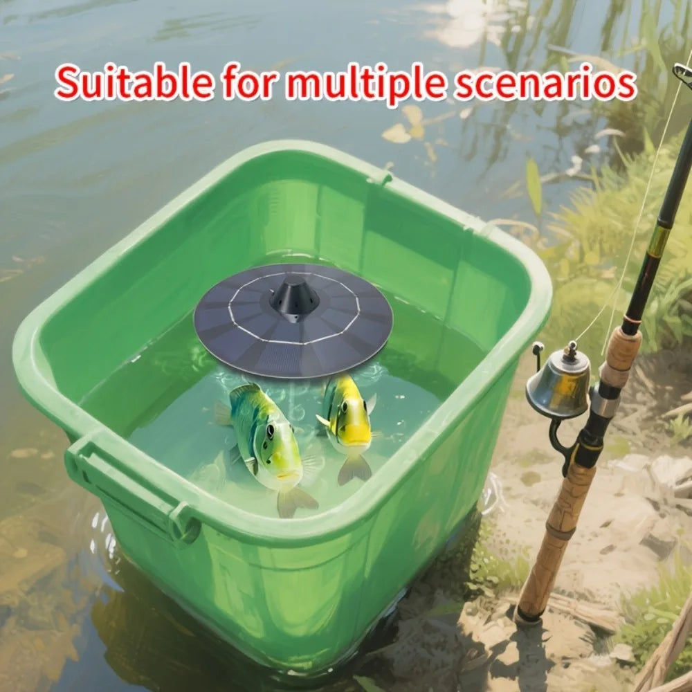 CowLost | product_id-2-5w-solar-floating-pond-air-pump-oxygenator-for-aquarium-fish-tank |8