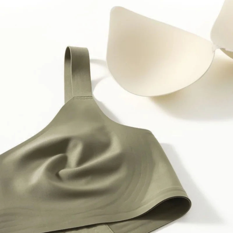 CowLost | push-up-bra-for-women-wide-straps-seamless-bra-top-non-wire-underwear-plus-size-padded-bras-sexy-lingerie-solid-intimates-m-3xl |4