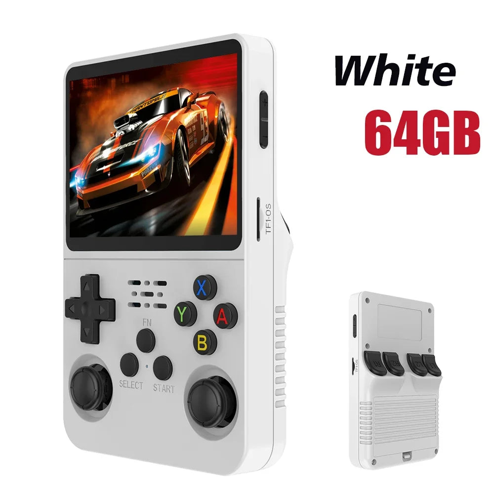 CowLost | game-timers-boyhom-r36s-retro-handheld-game-console-3-5-ips-screen-64gb-15000-games-linux-system |12