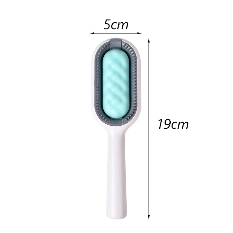 CowLost | pet-beds-double-sided-pet-hair-removal-brush-for-cat-and-dog-grooming |6
