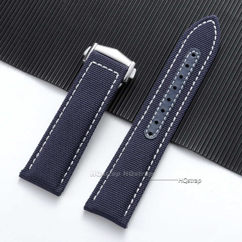 CowLost | bracelets-product_id-20mm-22mm-nylon-canvas-watchband-for-omega-seamaster-300-men-with-deployant-clasp |11