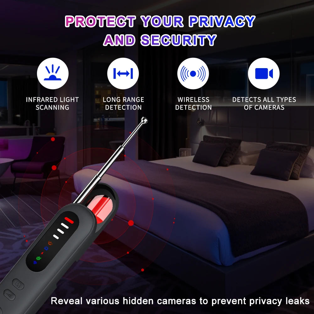 CowLost | product_id-hidden-camera-detector-with-infrared-gps-eavesdropping-detection-adjustable-sensitivity-for-privacy |3
