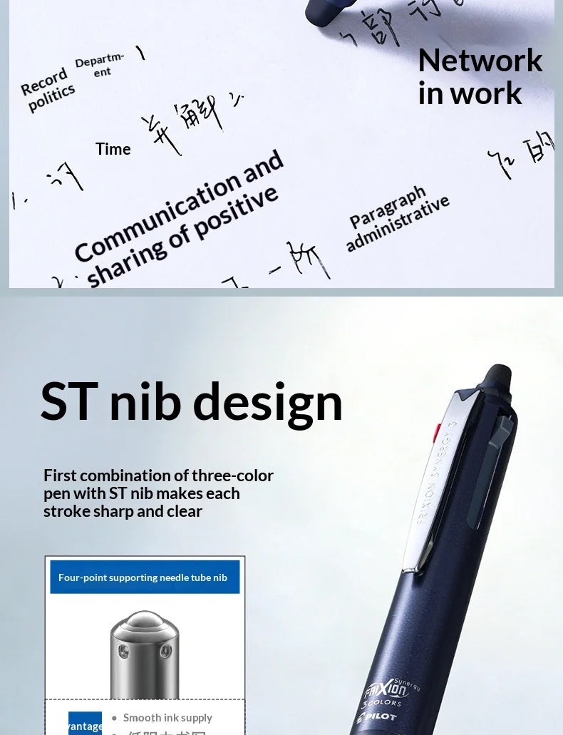 CowLost | product_id-pilot-frixion-synergy-3-in-1-0-4mm-erasable-gel-pen-with-temperature-sensitive-st-bullet-tip |10