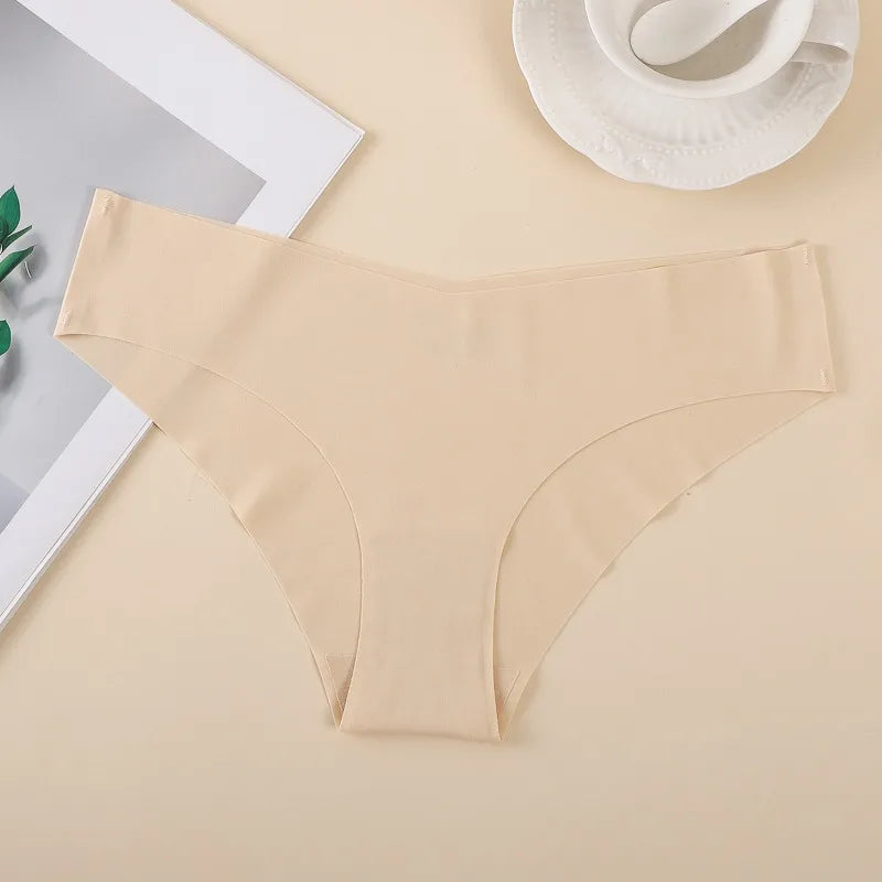 CowLost | product_id-women-s-seamless-soft-thin-v-neck-brief-panties |8