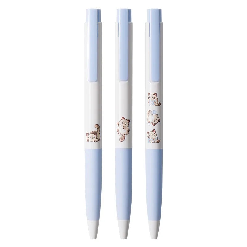 CowLost | product_id-kaco-k7-kawaii-gel-pen-0-5mm-black-ink-cute-cat-design-quick-dry-stationery |15