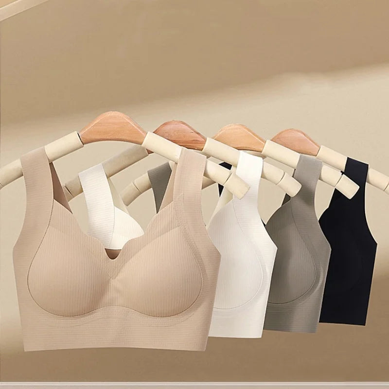 CowLost | product_id-seamless-wire-free-push-up-bra-with-removable-pads-and-wide-straps-m-xxl |6