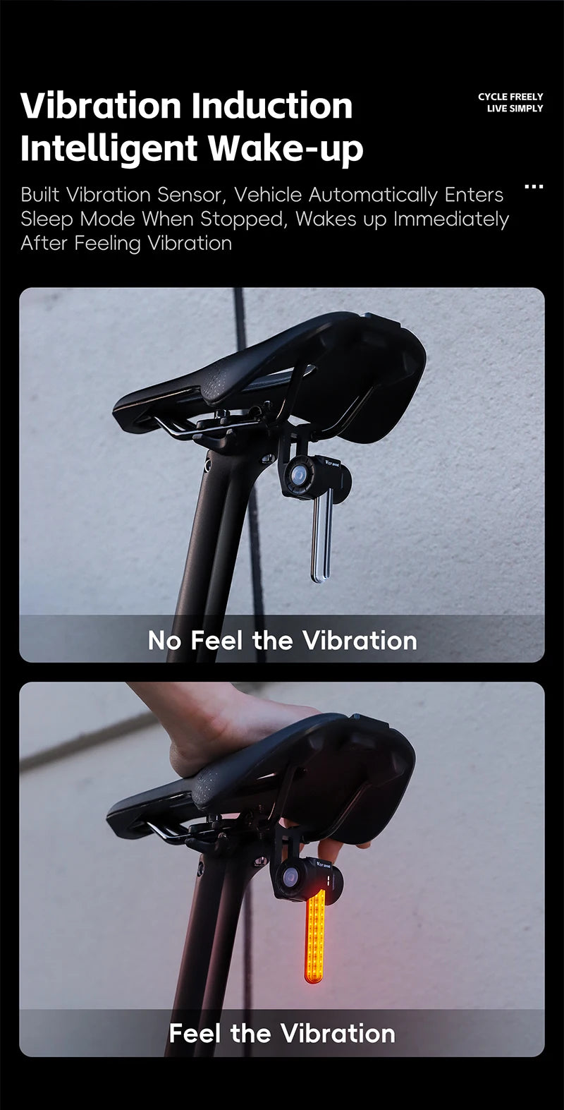 CowLost | west-biking-bicycle-taillight-power-display-intelligent-sensing-navigation-bike-rear-light-type-c-charging-led-mtb-bike-light |19