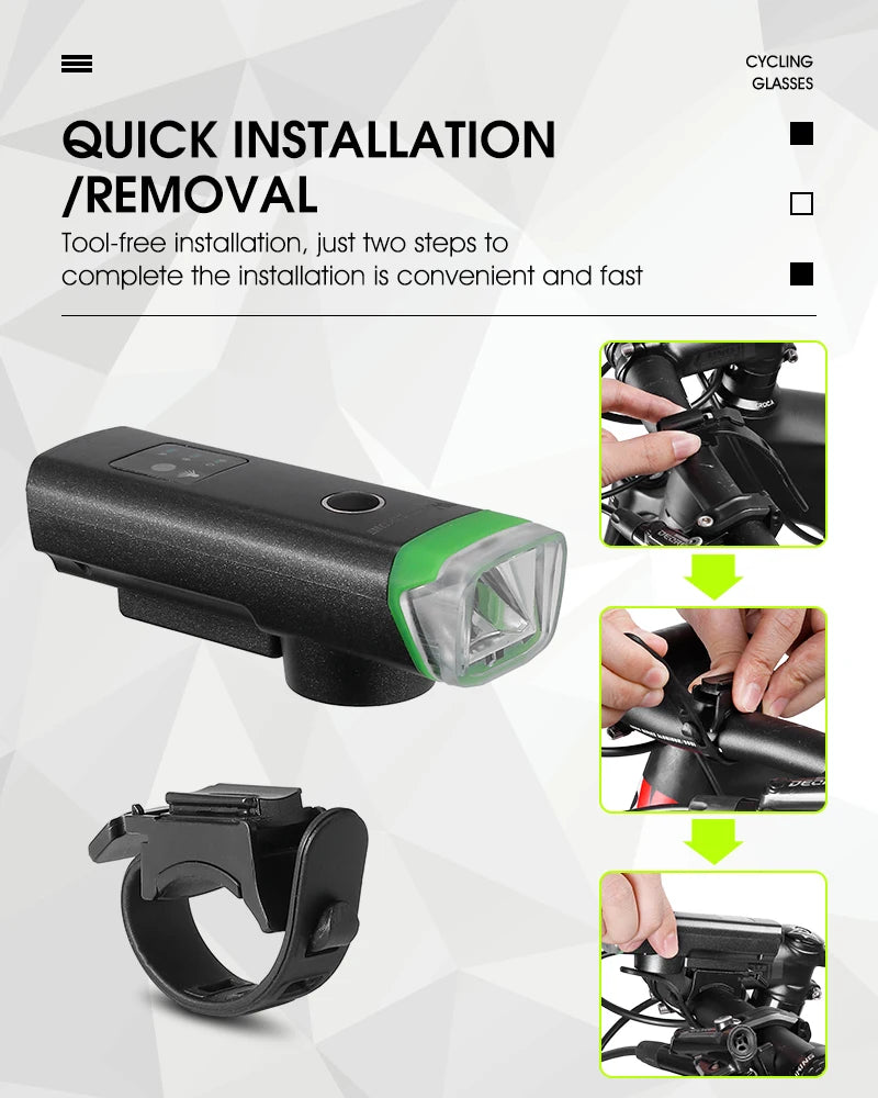 CowLost | west-biking-front-bicycle-light-usb-rechargeable-led-bike-light-waterproof-cycling-headlight-climbing-safety-flashlight-lamps |22