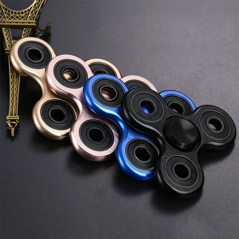 CowLost | aluminum-alloy-plating-fidget-spinner-metal-alloy-r188-mute-bearing-drawing-process-hand-spinner-stress-relief-adult-kids-toys |1
