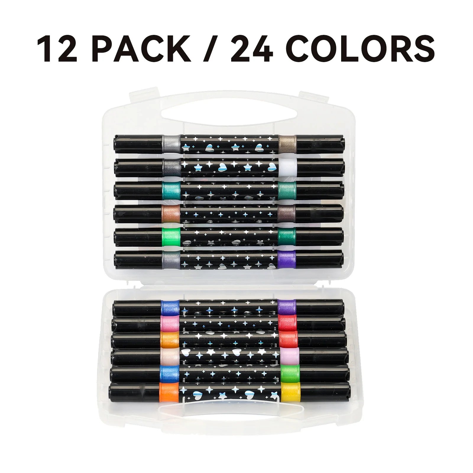 CowLost | product_id-48-dual-brush-tip-glitter-metallic-art-markers-set-48-colors-for-crafts-cards |10